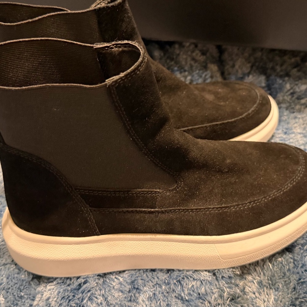 Nurture Rebalance Black Suede High-Top Sneakers - Picture 5 of 15
